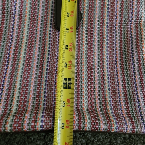 Relic Brand Boho Style Striped Shoulder Bag Purse 3 Compartment - Picture 9 of 11